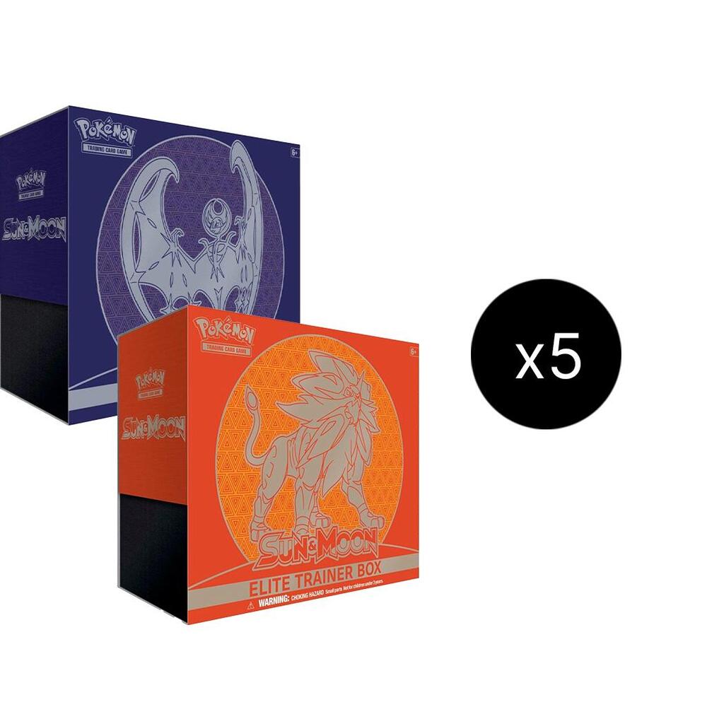 Sun & Moon Elite Trainer Box Case