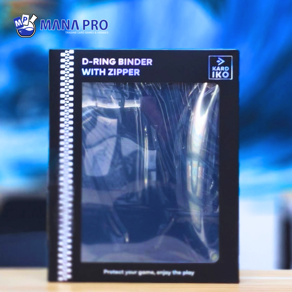 KARDIKO D-Ring-Binder with Zipper Blue