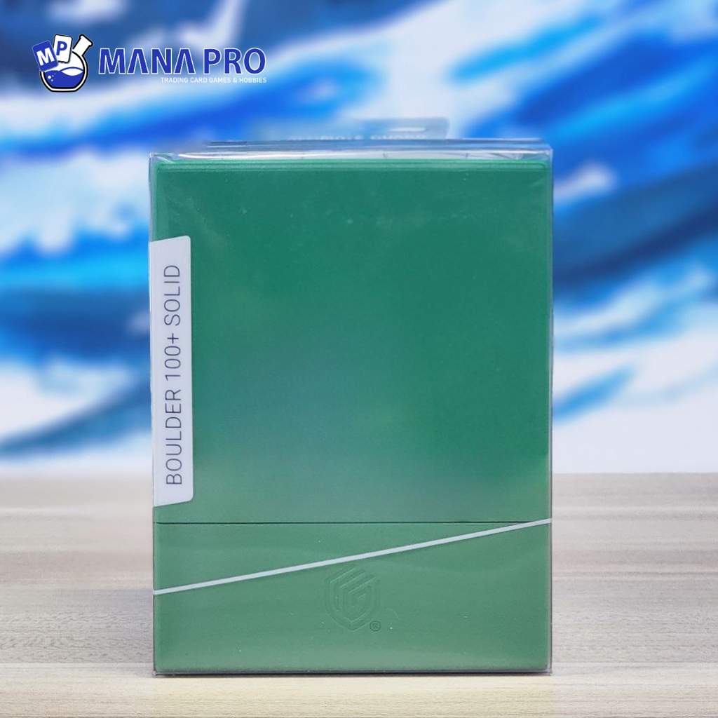 Ultimate Guard Boulder Solid Green 100+ Deck Case