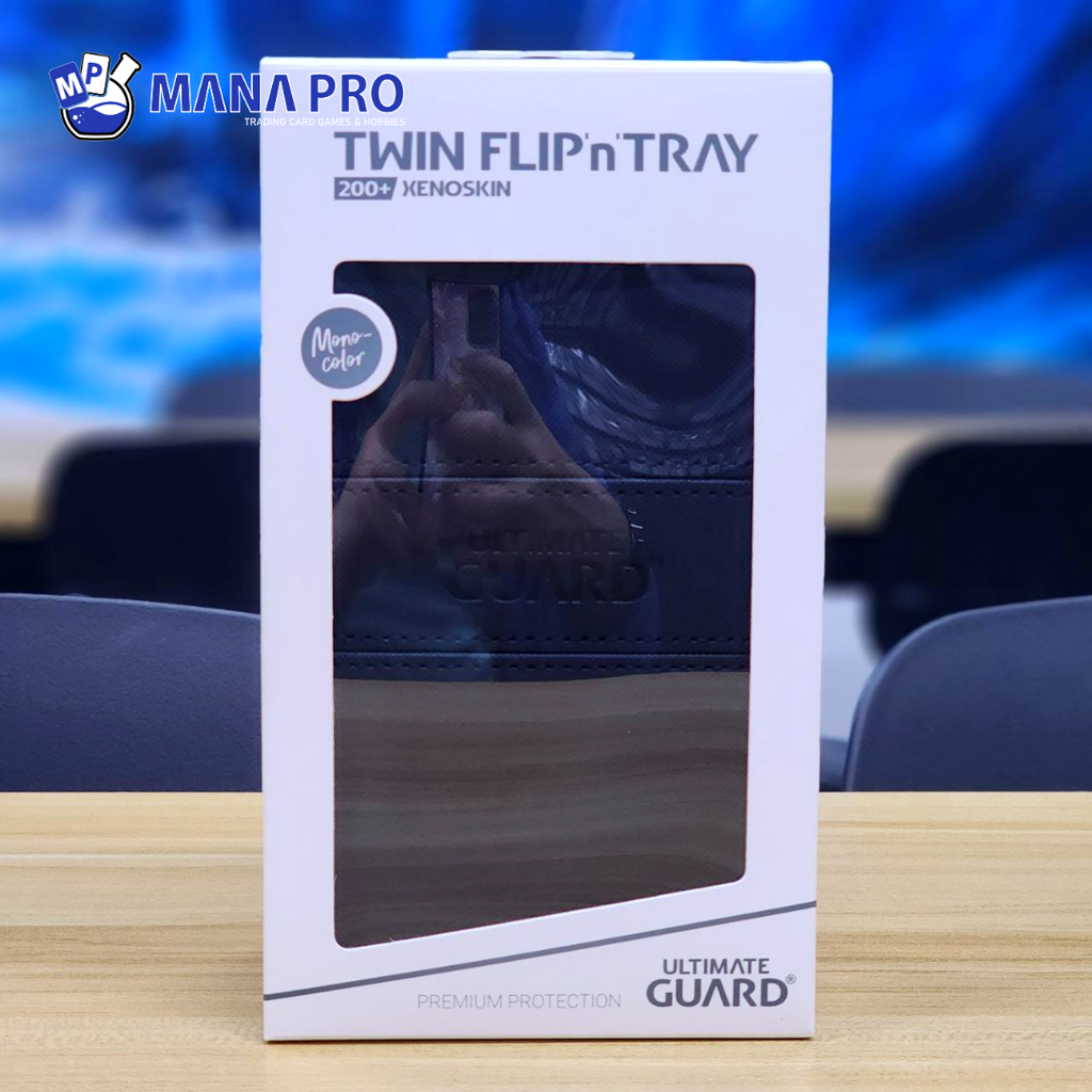 Ultimate Guard Xenoskin Twin Flip'n'tray Black 200+ Deck Case
