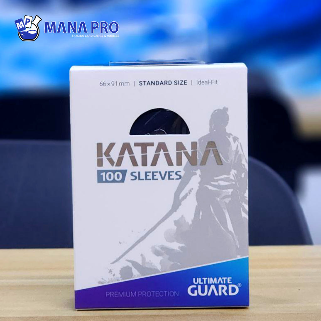 Ultimate Guard Katana Black Sleeves Standard Size