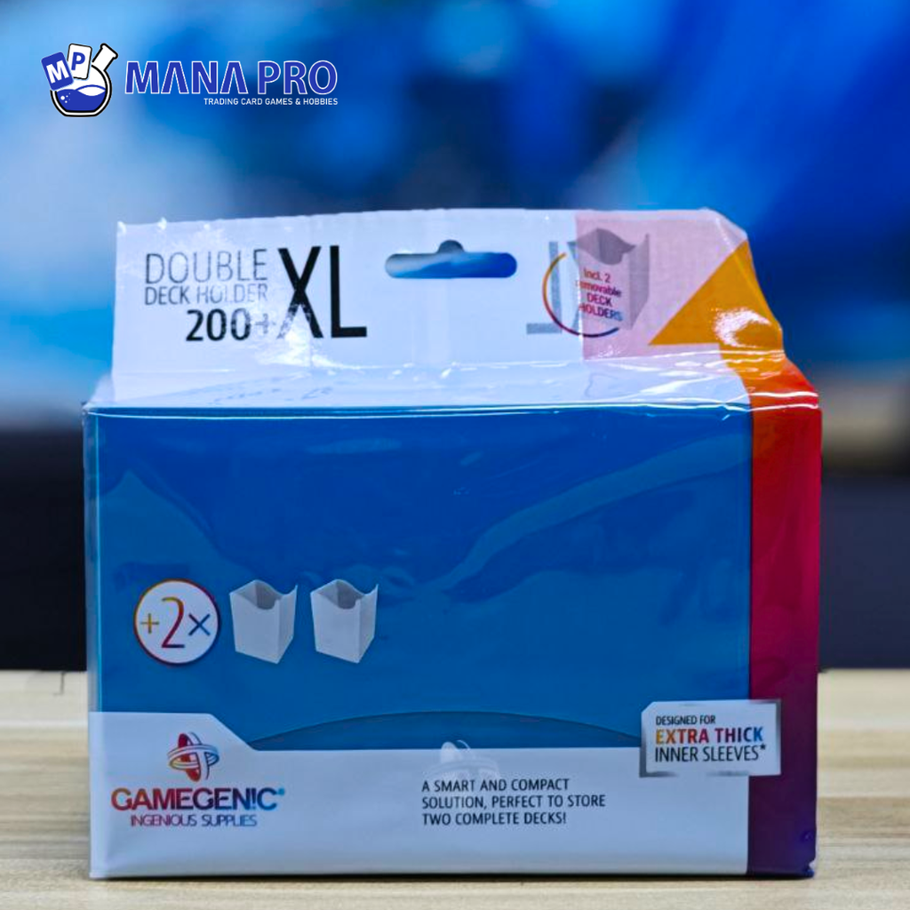 Gamegenic Double Deck Holder 200+ XL Blue