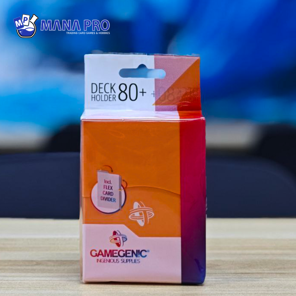 Gamegenic Deck Holder 80+ Orange Deck Box