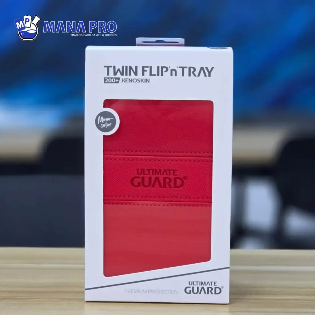 Ultimate Guard Xenoskin Twin Flip'n'tray Red 200+ Deck Case