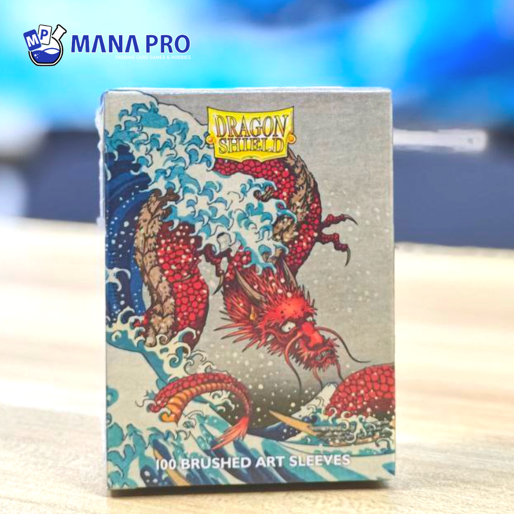 Dragon Shield The Great Wave Brushed Art Sleeve