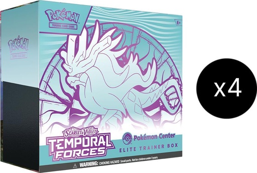Temporal Forces Pokemon Center Elite Trainer Box Case (exclusive) [walking Wake]
