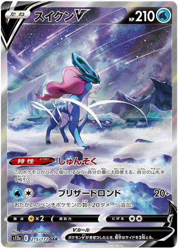 [Suicune V S12A 215/172 SAR JPN] Suicune V S12A 215/172 SAR JPN