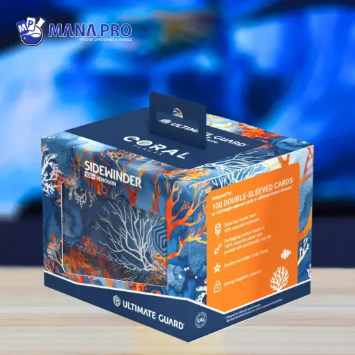 [UGD011611] Ultimate Guard Sidewinder 100+ Xenoskin 2025 Exclusive "Coral Places" - Fiery Reef