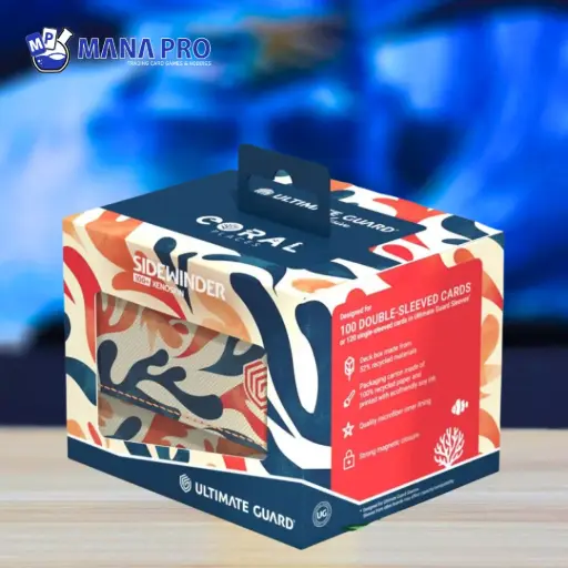 [UGD011612] Ultimate Guard Sidewinder 100+ Xenoskin 2025 Exclusive "Coral Places" - Mellow Sea