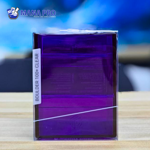 [UGD011508] Ultimate Guard Boulder Clear Amethyst 100+ Deck Case
