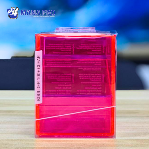 [UGD011515] Ultimate Guard Boulder Clear Rhodonite 100+ Deck Case