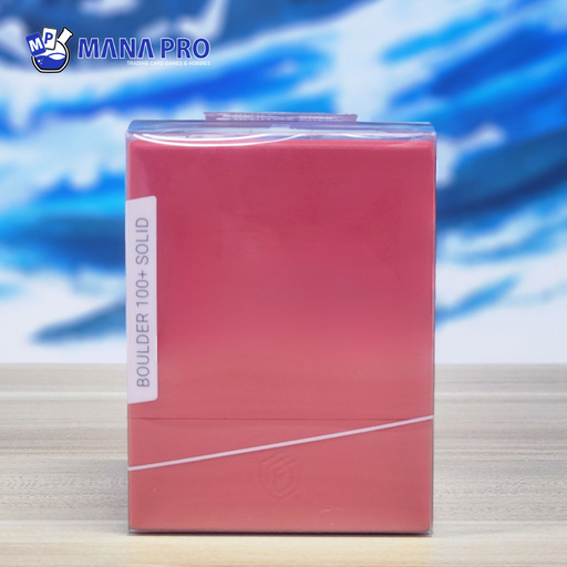 [UGD-011422-001-00] Ultimate Guard Boulder Solid Red 100+ Deck Case