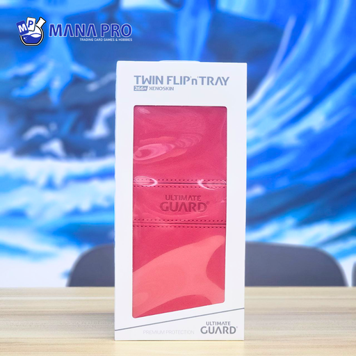 [UGD011365] Ultimate Guard Twin N Flip Tray Xenoskin Red 266+ Deck Case