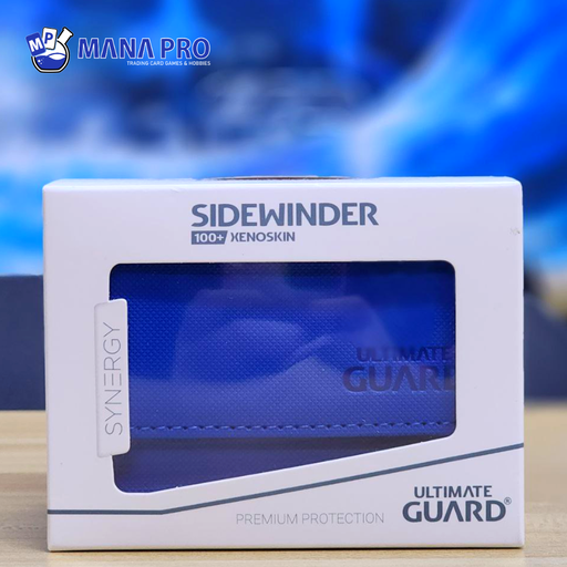 [UGD011322] Ultimate Guard Sidewinder Blue/white 100+ Deck Case Synergy Series