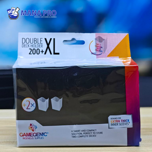 [GGS25111ML] Gamegenic Double Deck Holder 200+ XL Black
