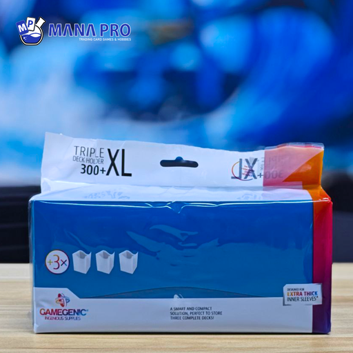 [GGS25117ML] Gamegenic Triple Deck Holder 300+ XL Blue