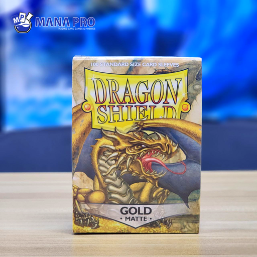 [AT-11006] Dragon Shield Gold Matte Standard Sleeve