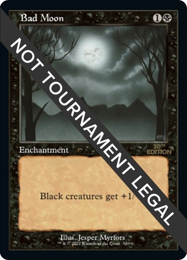 Bad Moon (retro Frame)