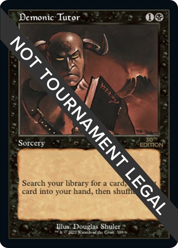 Demonic Tutor (retro Frame)
